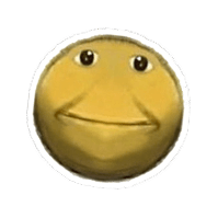 A slightly jarring smiley face staring at the screen